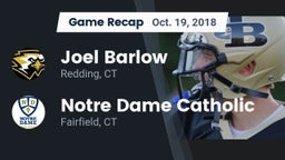 Recap: Joel Barlow  vs. Notre Dame Catholic  2018