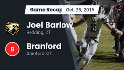 Recap: Joel Barlow  vs. Branford  2019