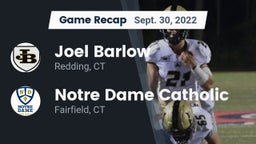 Recap: Joel Barlow  vs. Notre Dame Catholic  2022