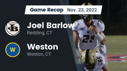 Recap: Joel Barlow  vs. Weston  2022