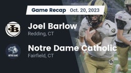 Recap: Joel Barlow  vs. Notre Dame Catholic  2023