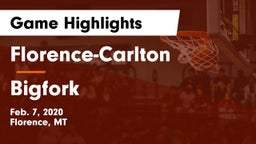 Florence-Carlton  vs Bigfork  Game Highlights - Feb. 7, 2020