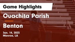 Ouachita Parish  vs Benton  Game Highlights - Jan. 14, 2023