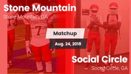 Matchup: Stone Mountain High vs. Social Circle  2018