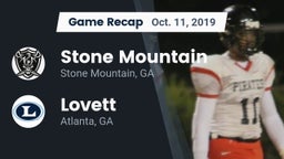 Recap: Stone Mountain   vs. Lovett  2019