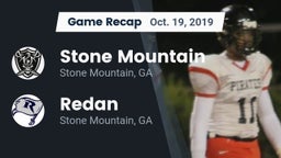 Recap: Stone Mountain   vs. Redan  2019