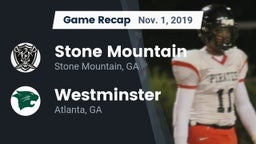 Recap: Stone Mountain   vs. Westminster  2019