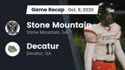 Recap: Stone Mountain   vs. Decatur  2020