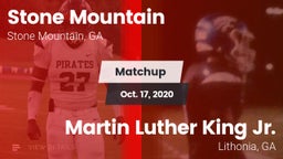 Matchup: Stone Mountain High vs. Martin Luther King Jr.  2020