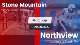 Matchup: Stone Mountain High vs. Northview  2020