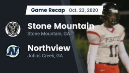 Recap: Stone Mountain   vs. Northview  2020