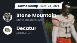 Recap: Stone Mountain   vs. Decatur  2021