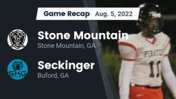 Recap: Stone Mountain   vs. Seckinger  2022