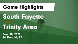 South Fayette  vs Trinity Area  Game Highlights - Jan. 18, 2022