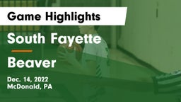 South Fayette  vs Beaver  Game Highlights - Dec. 14, 2022