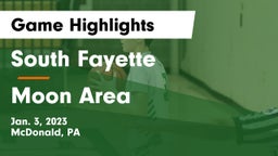 South Fayette  vs Moon Area  Game Highlights - Jan. 3, 2023