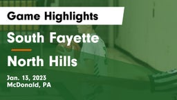 South Fayette  vs North Hills  Game Highlights - Jan. 13, 2023