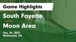 South Fayette  vs Moon Area  Game Highlights - Jan. 26, 2023