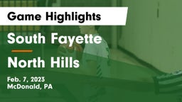 South Fayette  vs North Hills  Game Highlights - Feb. 7, 2023