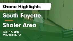 South Fayette  vs Shaler Area  Game Highlights - Feb. 17, 2023