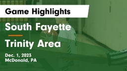 South Fayette  vs Trinity Area  Game Highlights - Dec. 1, 2023