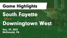 South Fayette  vs Downingtown West  Game Highlights - Dec. 29, 2023