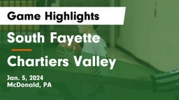 South Fayette  vs Chartiers Valley  Game Highlights - Jan. 5, 2024