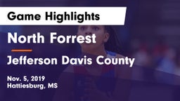 North Forrest  vs Jefferson Davis County  Game Highlights - Nov. 5, 2019