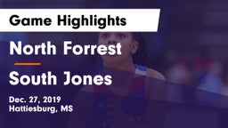 North Forrest  vs South Jones  Game Highlights - Dec. 27, 2019