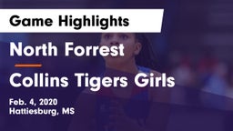 North Forrest  vs Collins Tigers Girls Game Highlights - Feb. 4, 2020
