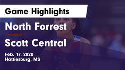 North Forrest  vs Scott Central  Game Highlights - Feb. 17, 2020