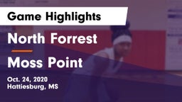 North Forrest  vs Moss Point  Game Highlights - Oct. 24, 2020