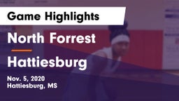 North Forrest  vs Hattiesburg  Game Highlights - Nov. 5, 2020