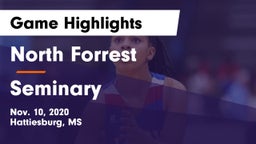 North Forrest  vs Seminary Game Highlights - Nov. 10, 2020