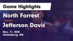 North Forrest  vs Jefferson Davis  Game Highlights - Nov. 17, 2020