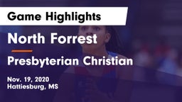 North Forrest  vs Presbyterian Christian  Game Highlights - Nov. 19, 2020