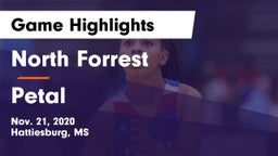 North Forrest  vs Petal  Game Highlights - Nov. 21, 2020