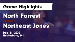 North Forrest  vs Northeast Jones Game Highlights - Dec. 11, 2020