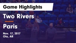 Two Rivers  vs Paris Game Highlights - Nov. 17, 2017