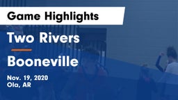 Two Rivers  vs Booneville  Game Highlights - Nov. 19, 2020