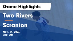 Two Rivers  vs Scranton  Game Highlights - Nov. 14, 2023