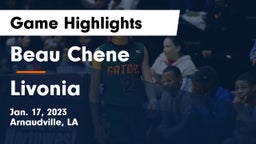 Beau Chene  vs Livonia  Game Highlights - Jan. 17, 2023