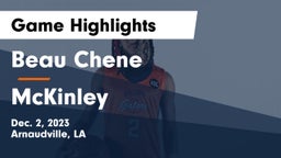 Beau Chene  vs McKinley  Game Highlights - Dec. 2, 2023