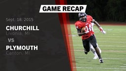 Recap: Churchill  vs. Plymouth  2015