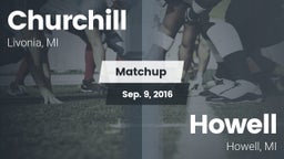 Matchup: Churchill High vs. Howell  2016