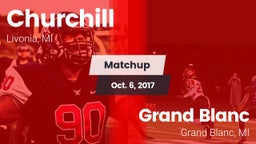 Matchup: Churchill High vs. Grand Blanc  2017