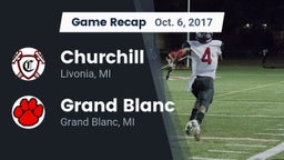 Recap: Churchill  vs. Grand Blanc  2017