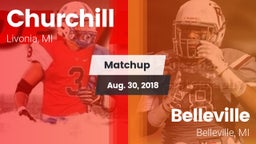 Matchup: Churchill High vs. Belleville  2018