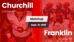Matchup: Churchill High vs. Franklin  2018