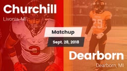 Matchup: Churchill High vs. Dearborn  2018